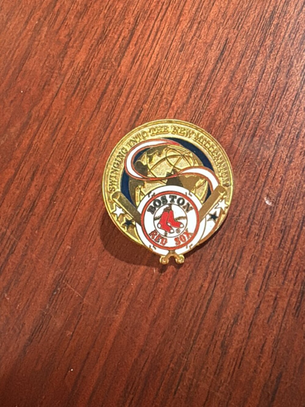Boston Red Sox “Swinging Into the New Millennium” Lapel Pin